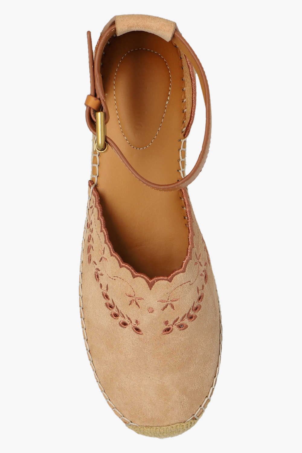 Chloe hot sale suede espadrilles